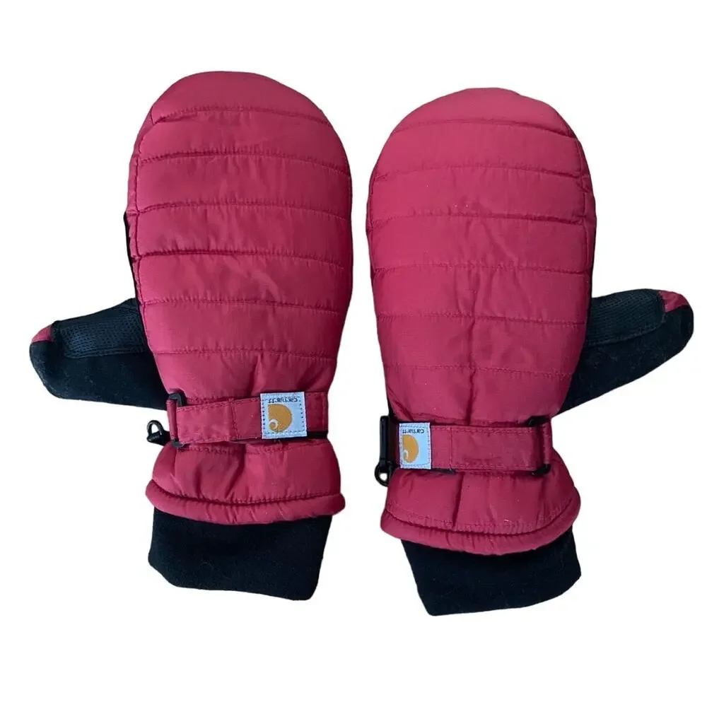 Carharrt WOMEN'S QUILTS MITT STYLE #WA625 in crabapple color
